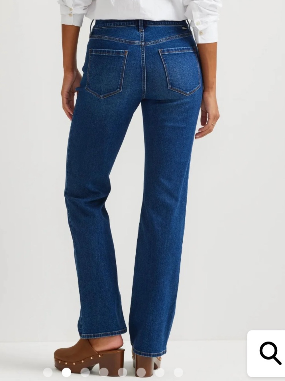 Eddie Bauer Venture Stretch High-Rise Bootcut Jeans lake NEW NWT - Picture 2 of 6
